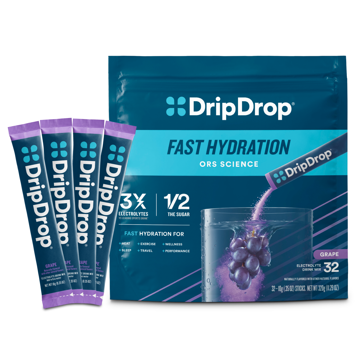 dripdrop-grape-electrolyte-powder-8-oz-sticks-32-count-y3 Grape_-_32ct_-_Transparent.png